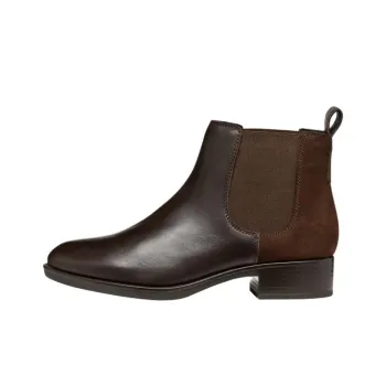 GEOX Felicity Short Chelsea Boots 3.5cm Women's Brown