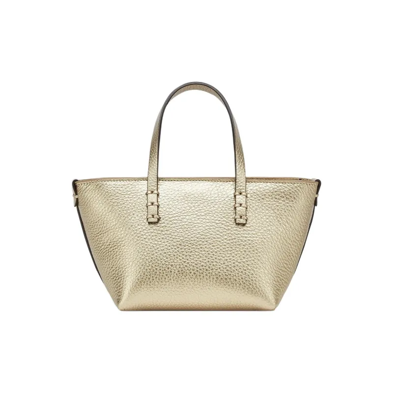 FENDI Cow Leather Shoulder Bag Crossbody Bag Handbag Mini Women's Gold-2