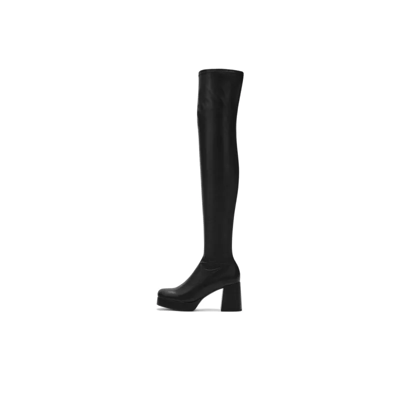 CHARLES&KEITH Over-the-knee Boots 8cm Women's-3