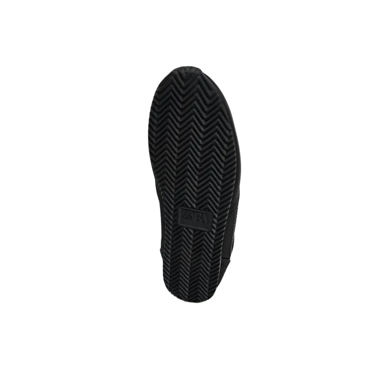 ZARA Abrasion Resistant Low Top Casual Shoes Women's Black-4
