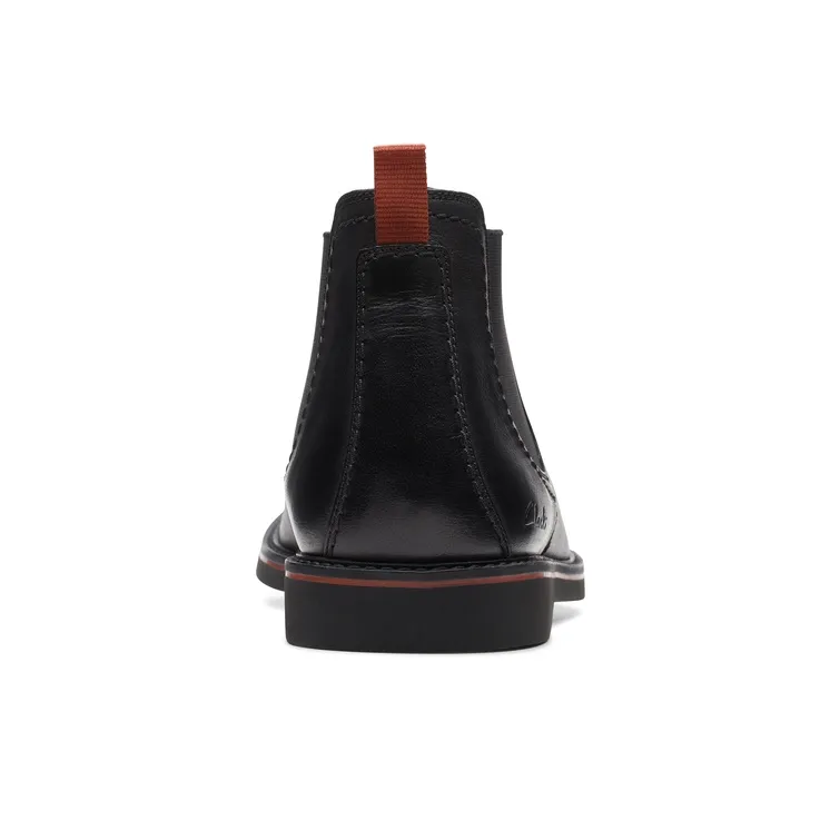 Clarks Ettik Collection Crew Chelsea Boots Men's Black-3
