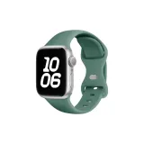 Pine Needle Green/Butterfly Clasp Silicone