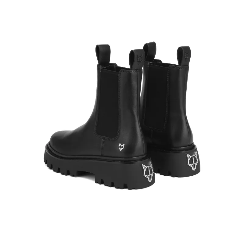 Naked Wolfe Flavour Short Chelsea Boots Women's Black-3