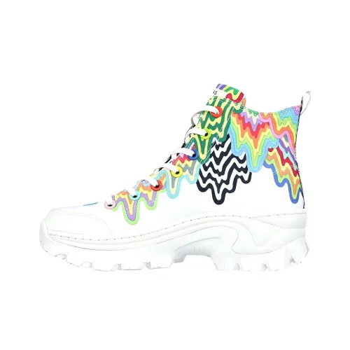 Jen Stark x Skechers Street Series Ankle Boots Women's White