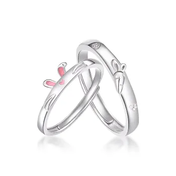 YINGNIXINDONG S999 Fine Silver Sterling Silver Rings Unisex