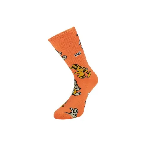 Vans Mid-Calf Socks Men's 1 Pack Orange