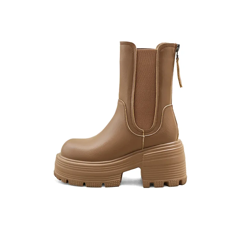 A Poinsettia Princess Short Chelsea Boots Women's-8