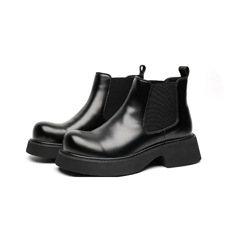 GZZ Crew Chelsea Boots Men's Black-2