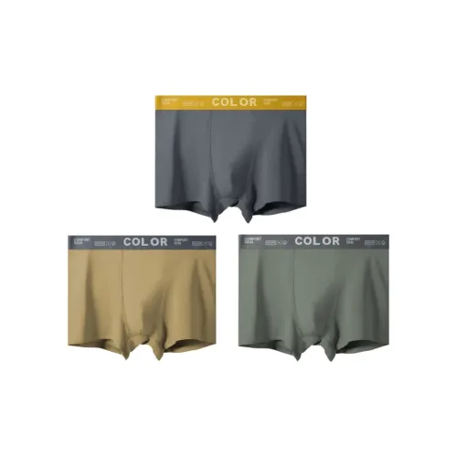 Qiao Ni Tong Underpants Men's 3 Pack