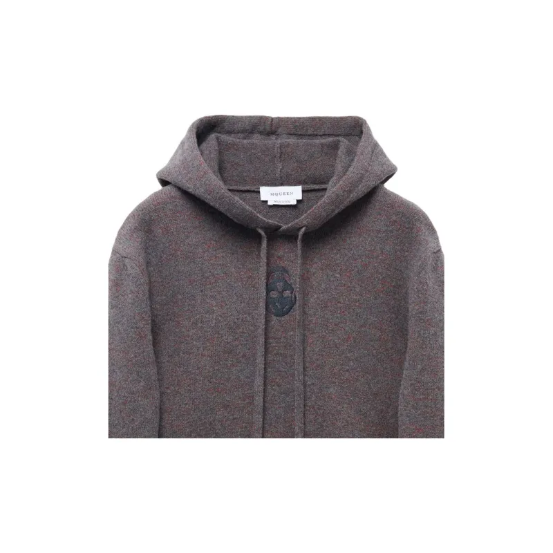 Alexander McQueen Skull embroidered Hoodie-5