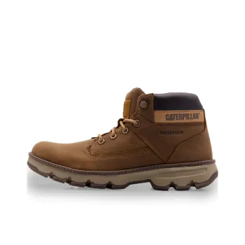 CAT Abrasion Resistant 13cm Outdoor Boots Men's Dark Brown