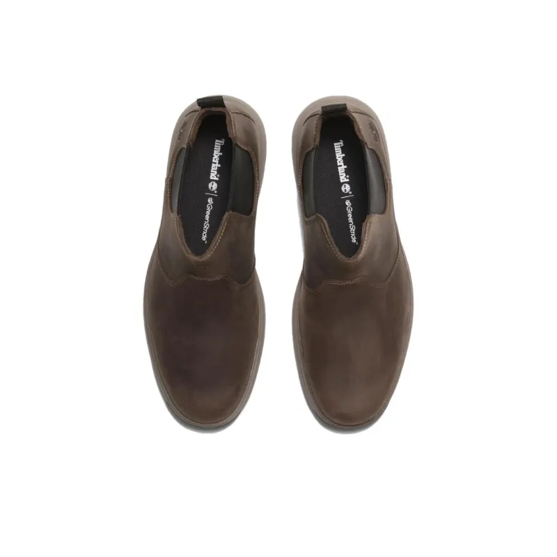 Timberland Short Chelsea Boots Men's Dark Brown-4
