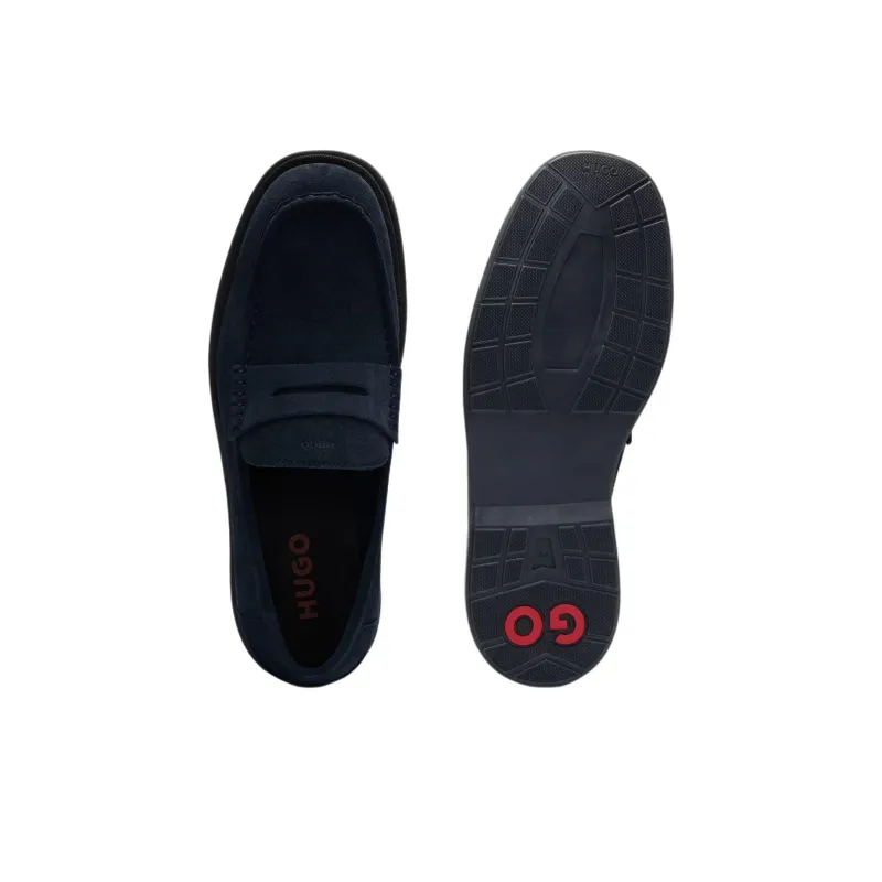 HUGO BOSS Menswear Loafers Men's Blue-3