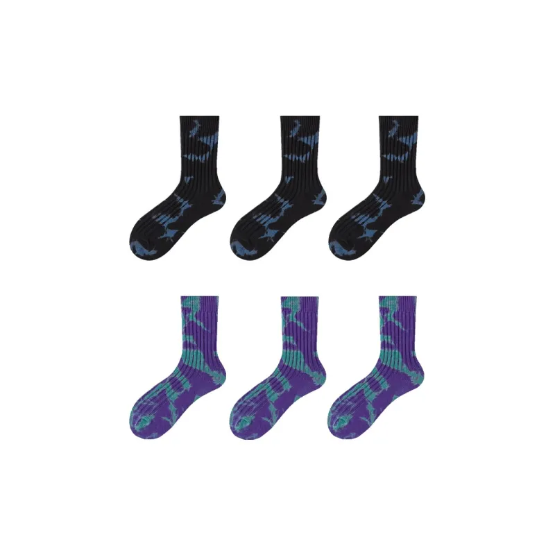 YOOKA Mid Calf Socks Unisex Combo Set-11