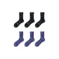 3 Blue Black+3 Green Purple[6 Pack]