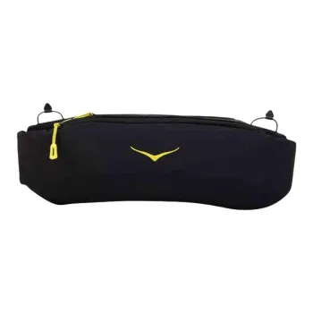 HOKA ONE ONE Polyester Fanny Pack Unisex Black/Rainy Night Gray/Purple Crystal/Twilight Pink