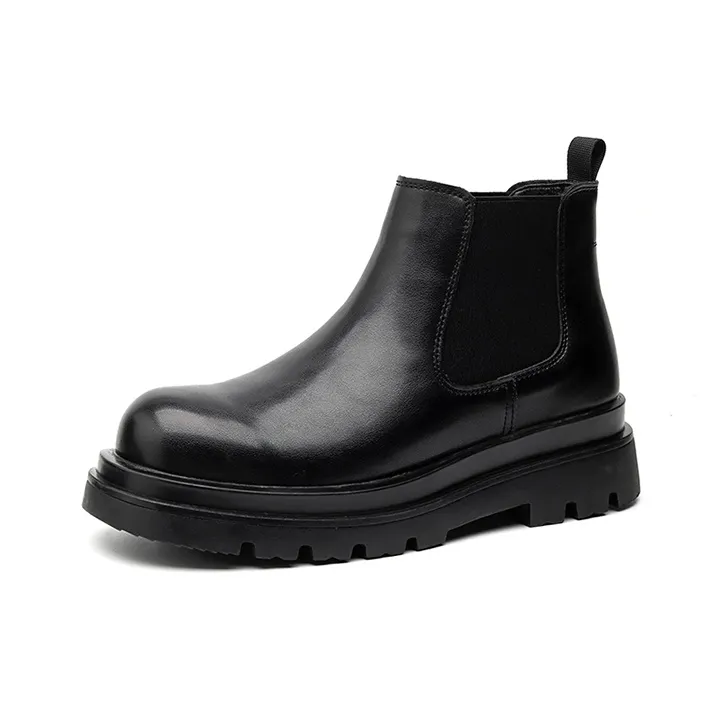 GZZ Chelsea Boots Men Black-1