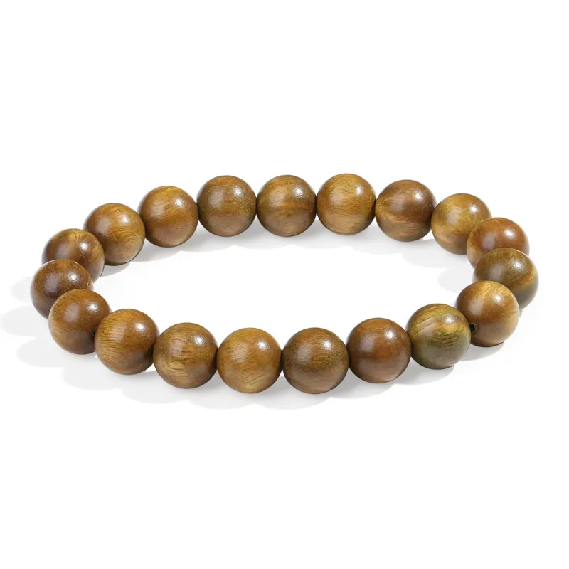 PUTUOSHANWENCHUANG Sandalwood Bracelets Unisex-5