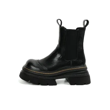 Earl Cat Chelsea Boots Women's Burgundy/Black
