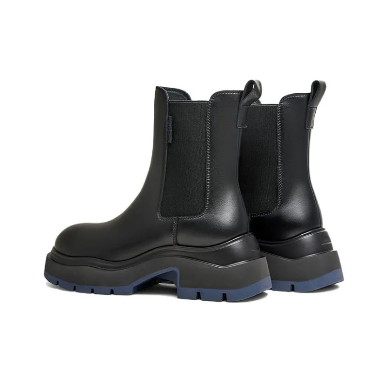 TATA Chelsea Boots Women's Black Fleece Lined/Black Unlined-9