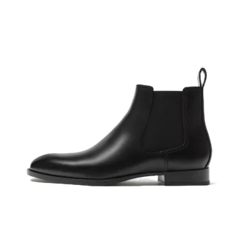 ZARA Short Chelsea Boots Men's Black