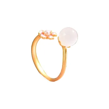 Jade Ink Love Chinese Inspired Vintage Minimalist Style White Jade Unisex