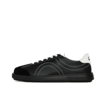 CHOCO CONCERT Circle Square Abrasion Resistant Low Top Casual Shoes Women's Black