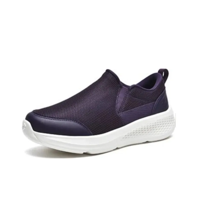 LOTTO Anti Slip Wear Resistant Low Top Casual Shoes Women's Dark Purple-2