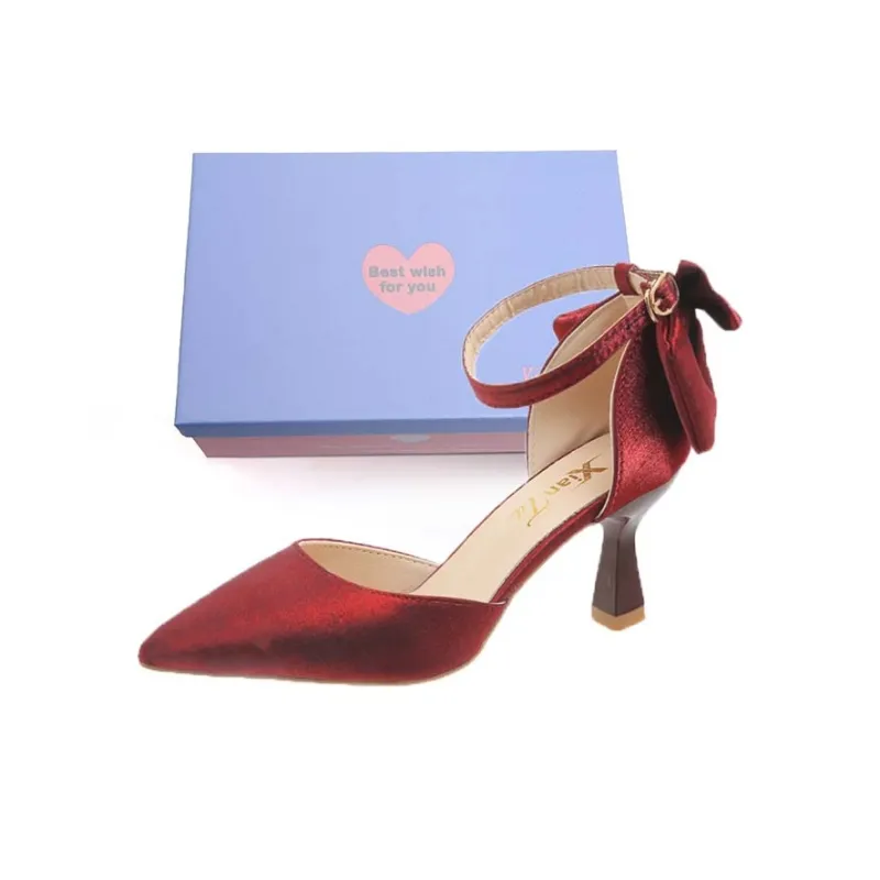 Xingdiman Slim Heel High Heels Women's Gift Box Set-4