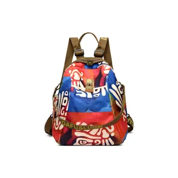 Yalu Nylon Backpack Women's Abandoned Armor Flower