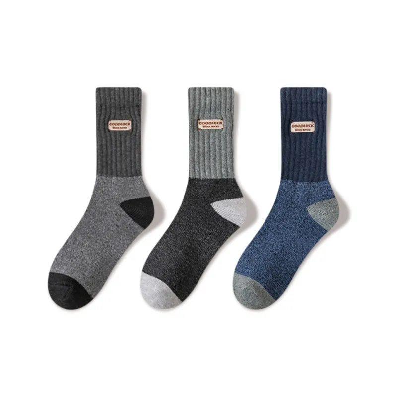 JIAZINI Knee High Socks Men's 3 Pack-8