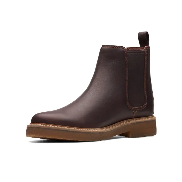 Clarks Artisan Collection Crew Chelsea Boots Tan Men's-1