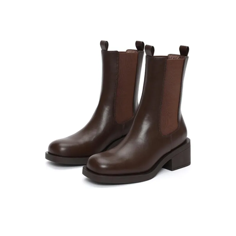 DAPHNE LAB Candy Series Crew Chelsea Boots Women's-5