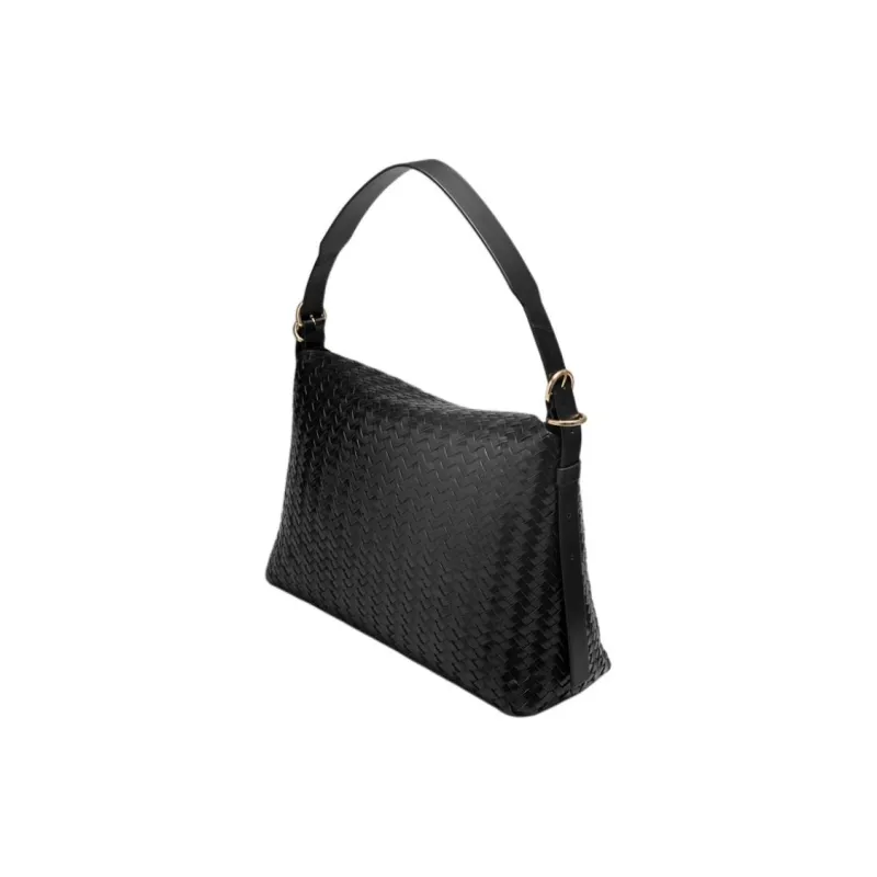 Other Stories Cow Leather Tote Bag Shopping Bag Shoulder Bags Large Size Women's Black-1