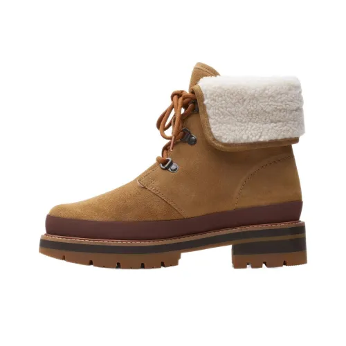 Clarks Crew 4.5cm Outdoor Boots Women's Brown