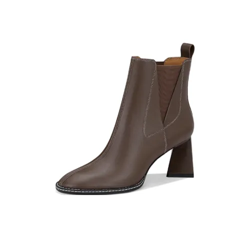 JESSICA SOPHIA Short Chelsea Boots 6.5cm Women's