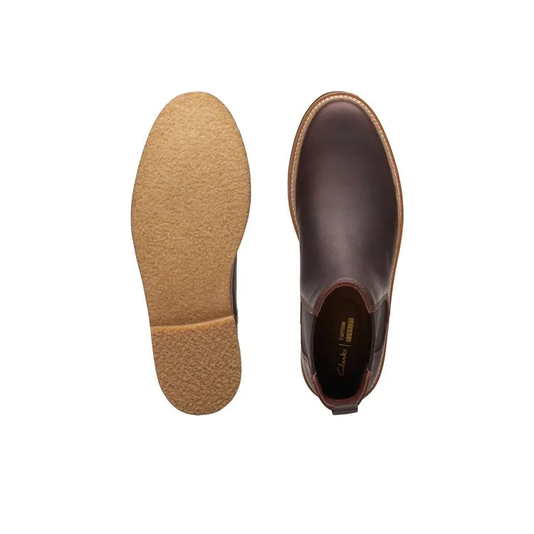 Clarks Artisan Collection Crew Chelsea Boots Tan Men's-2