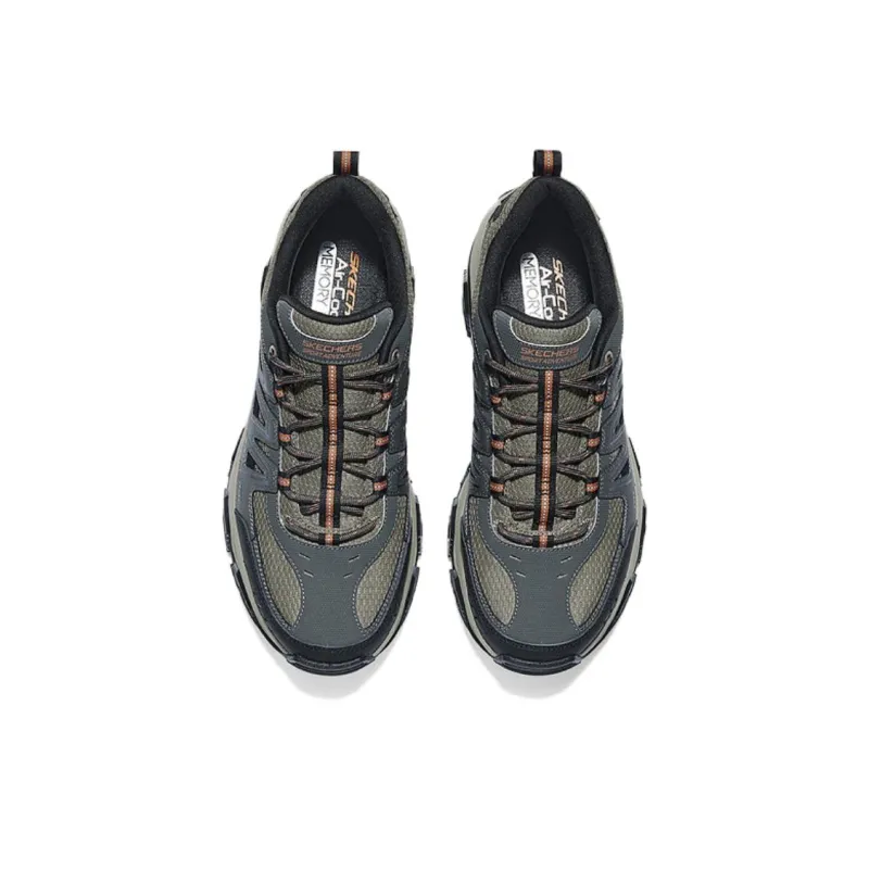 Skechers OUTDOOR Breathable Low Top Hiking Shoes Men's Gray-3