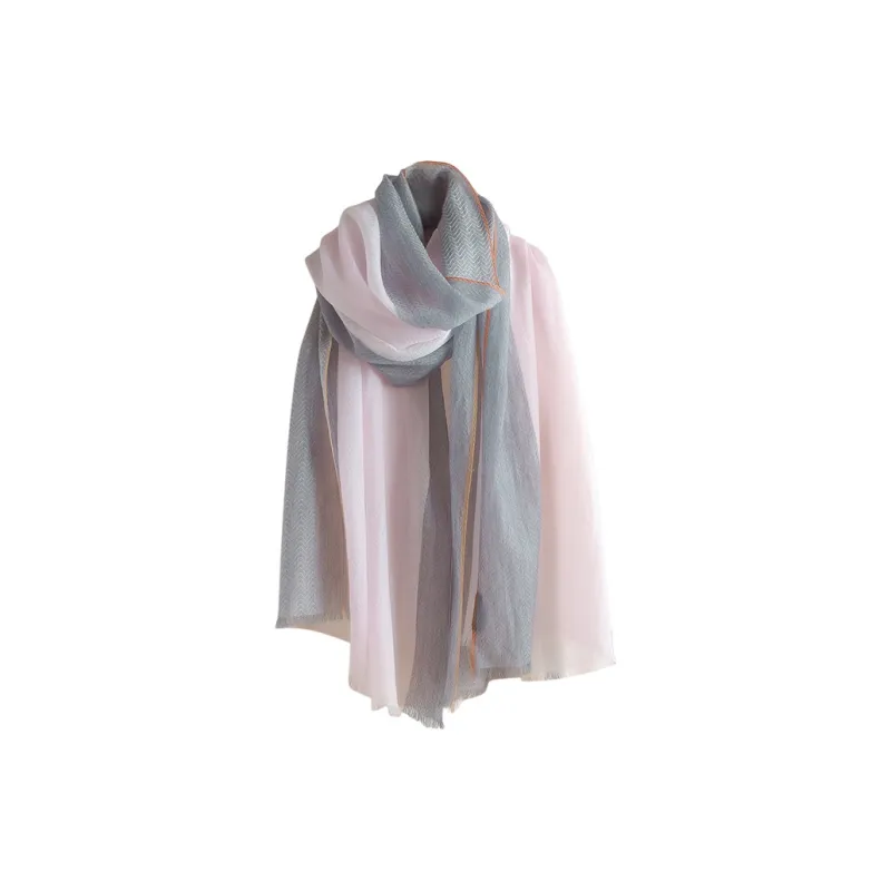 Hang Silk Road Sheep Wool Knit Scarves Women's-2