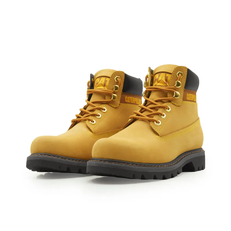 CAT Classic Yellow Boots Breathable Warm Cushioning Height Increasing Crew Outdoor Boots Unisex Yellow-1