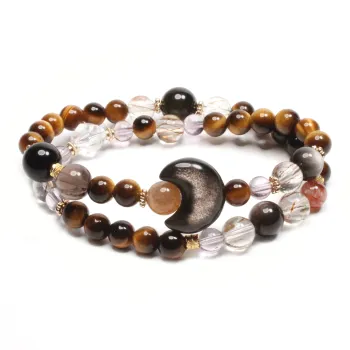 CUIJING Tiger's Eye Stone Good Luck, Collectible Beaded Bracelet Women's