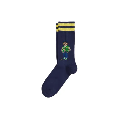 Polo Ralph Lauren Mid-Calf Socks Men's 1 Pack Nautical Blue