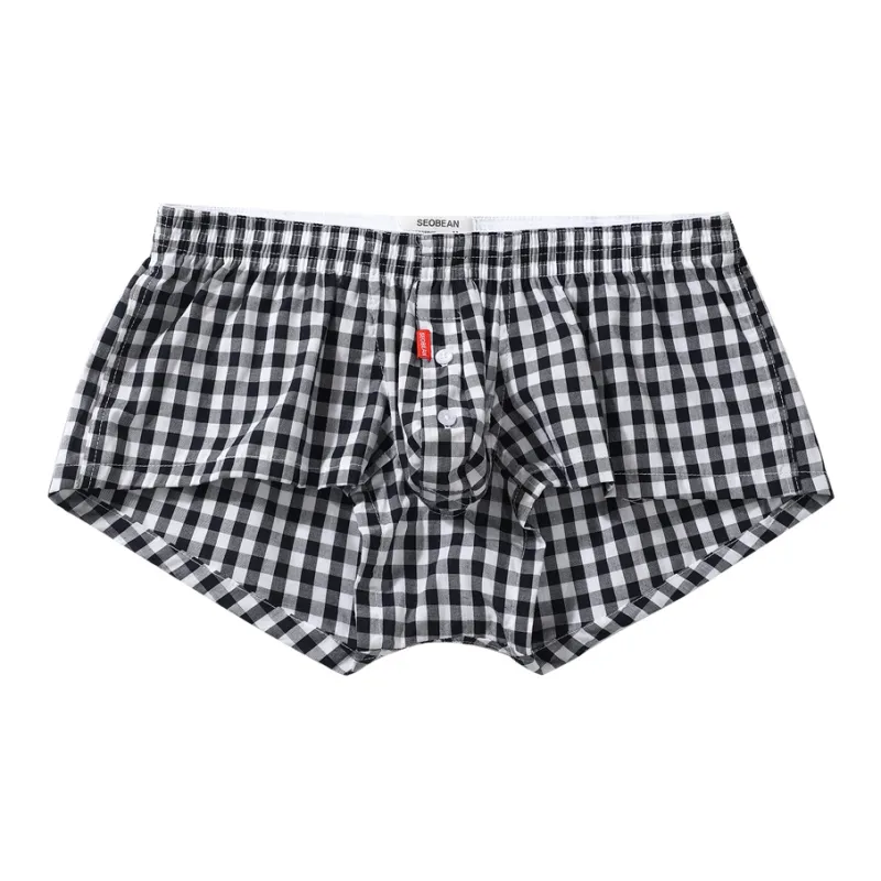 SEOBEAN Boxer Shorts Men's Combo Set Blue-10