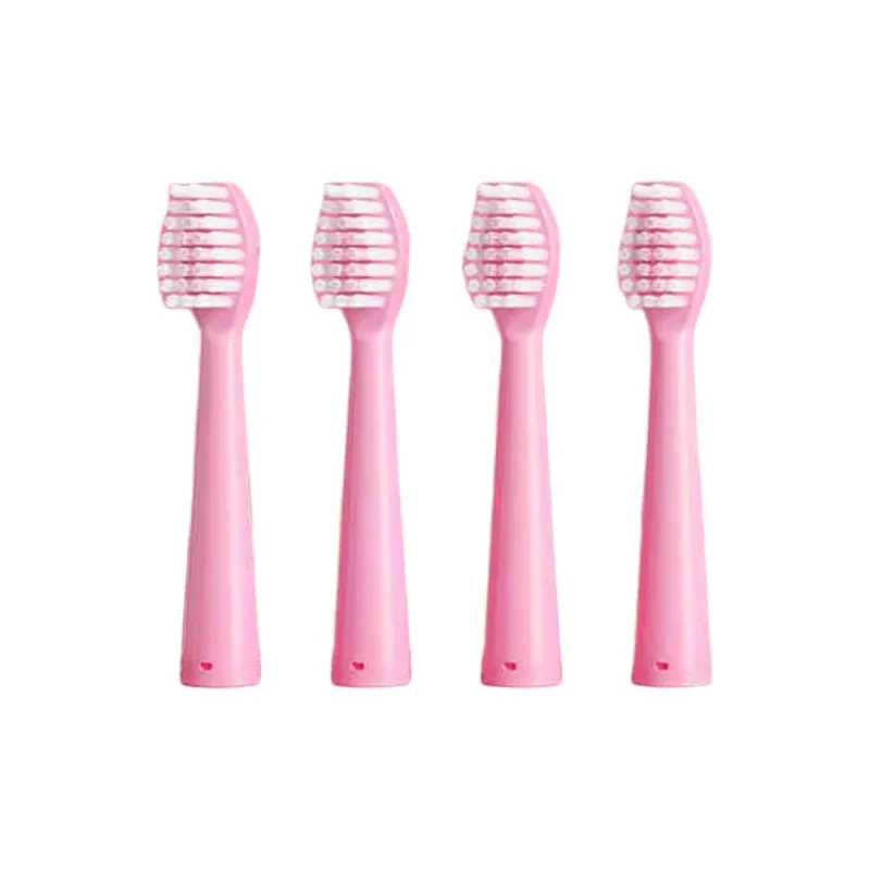 AUX A19 Toothbrush Heads Round Brush Curved Fit-3