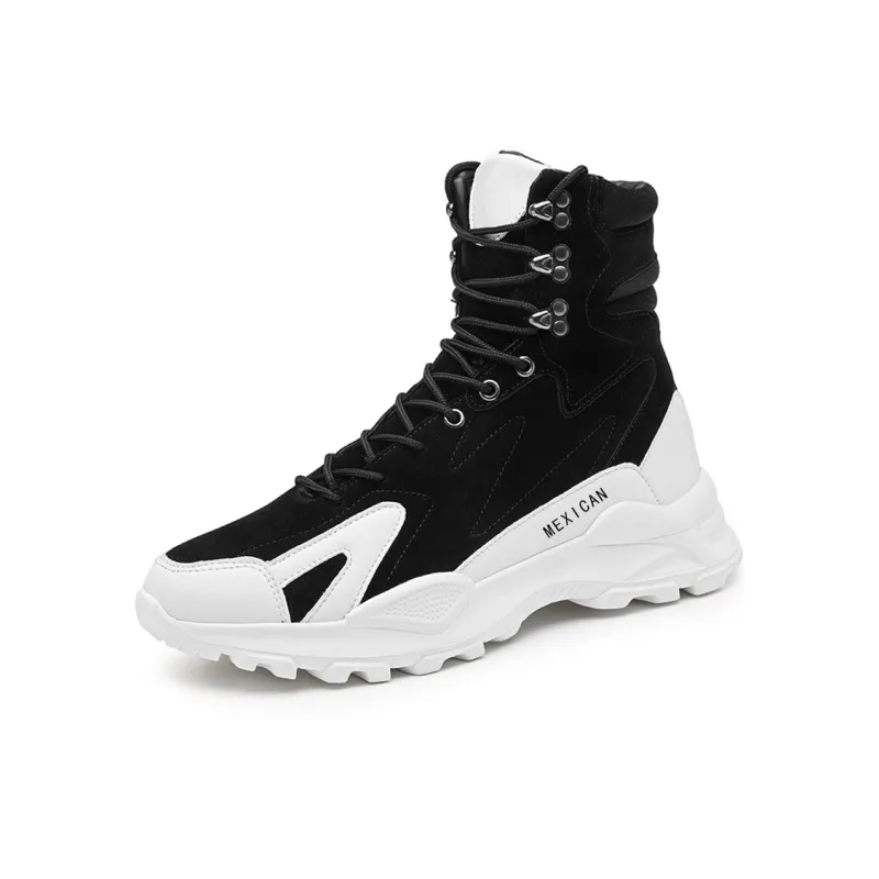 MEXICAN Outdoor Boots Men's White Black-0