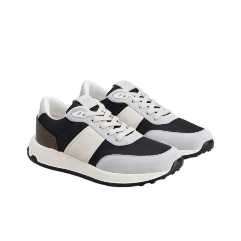 TOD'S Suede panelled Sneakers-1