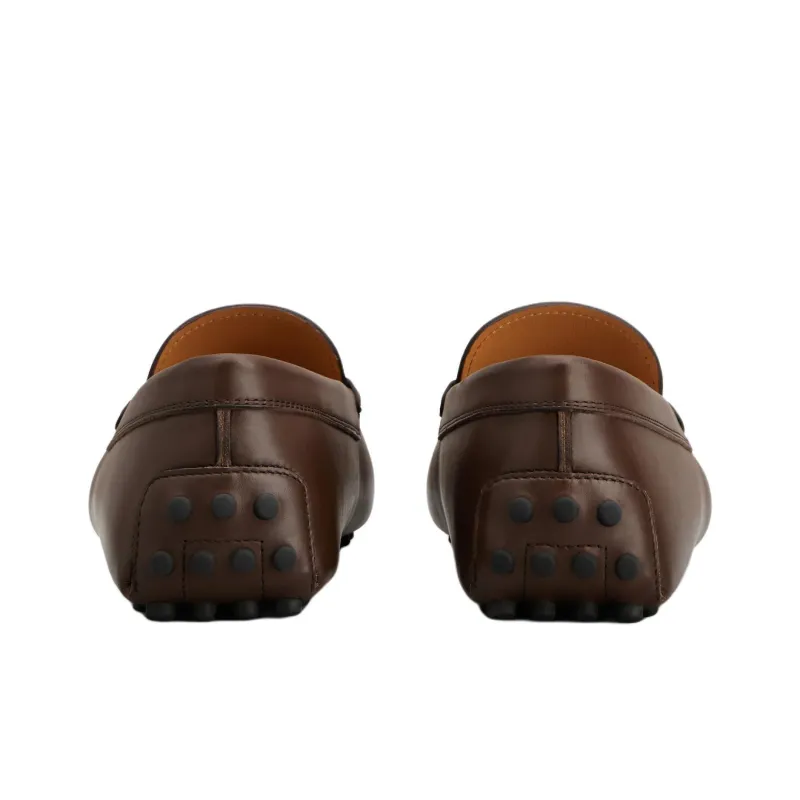 TOD'S Gommino Loafers Men's Brown-2