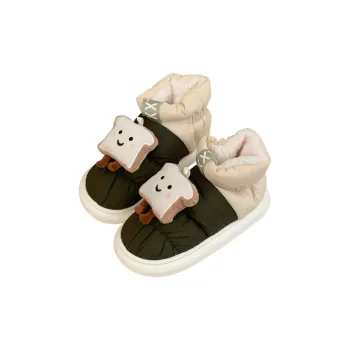 Thin Strips Cotton Slippers Unisex, Army Green