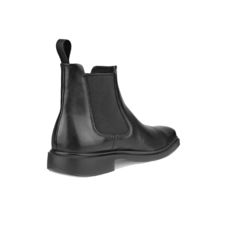 Ecco Short Chelsea Boots Men's Black-2