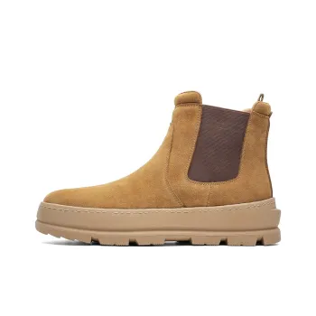 WEISHIBANGWEI Short Chelsea Boots Medium Heel Unisex